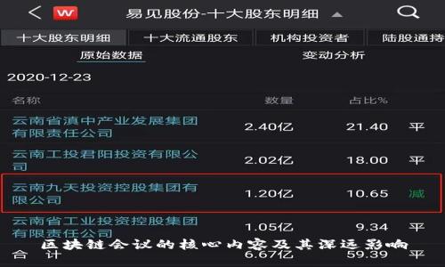 区块链会议的核心内容及其深远影响